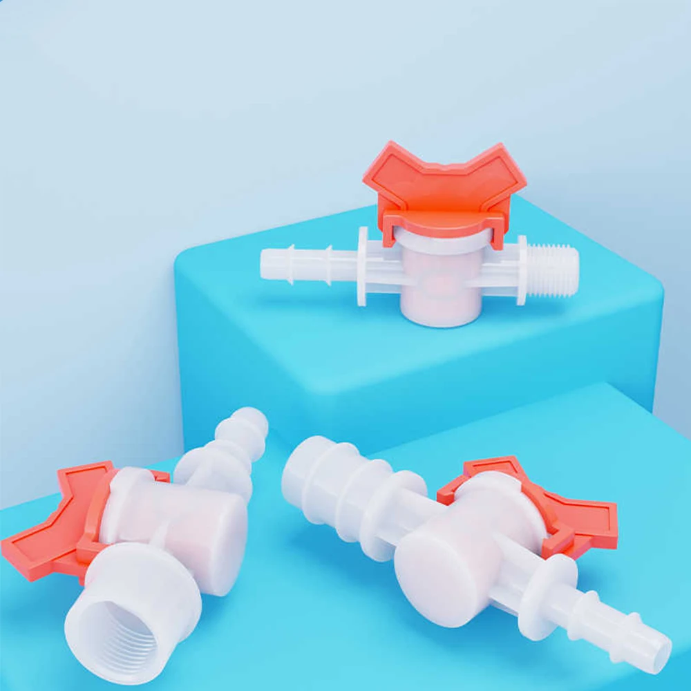 1/2/3/5/10Pcs 4 ~ 25mm Gleichen Durchmesser Kunststoff Ball Ventil Tropf Bewässerung Rohr Schalter Aquarium Luftpumpe Schlauch Anschluss POM Rohr Ventil