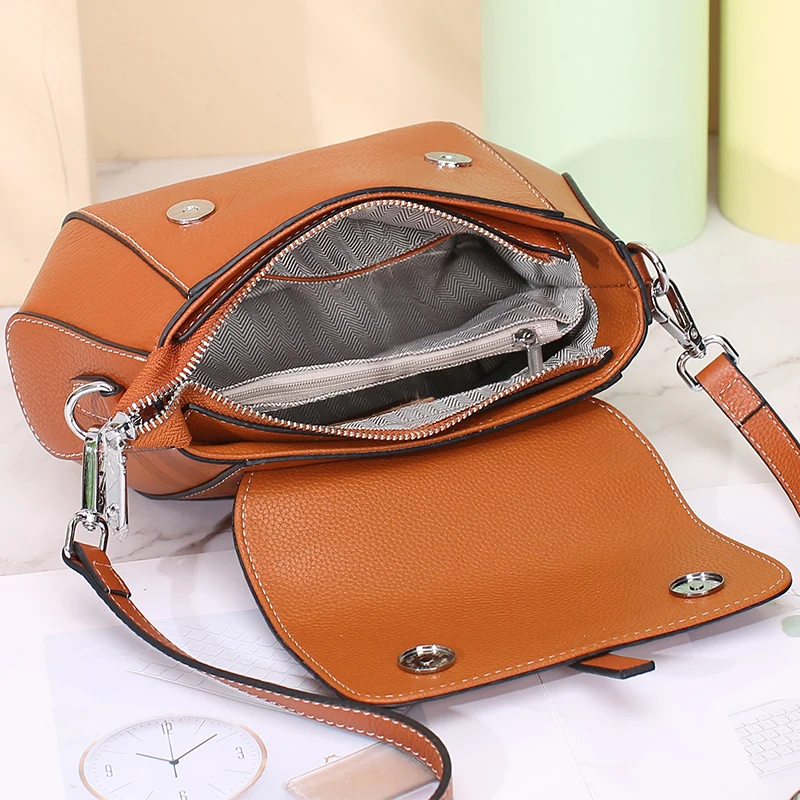 Borsa da donna 2022 Trend Fashion Lady Luxury Borsa a tracolla in vera pelle ragazze coccodrillo modello Flap borsa a tracolla Messenger