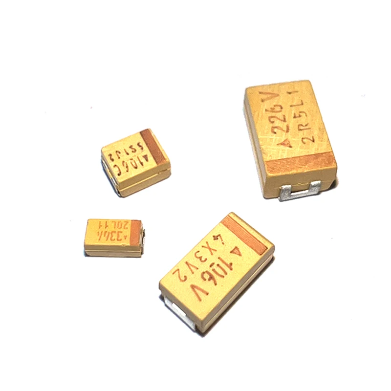 10PCS A B C D E SMD Case Tantalum Capacitor 16V 105C 155C 225C 335C 475C 106C 476C 1uF 1.5uF 2.2uF 3.3uF 4.7uF 10uF 47uF