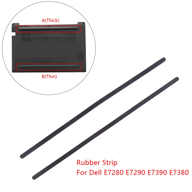 

1P/2Pcs Laptop Bottom Shell Cover Foot Rubber Strip For E7280 E7290 E7390 E7380 Non-Slip Bumper Feet Pad