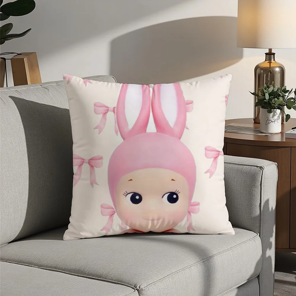 

Cartoon Hot S-Sonnies Pillow Case Plush Fabric Soft Pillowcase Double Sided Print Cushion Cover Household Gifts