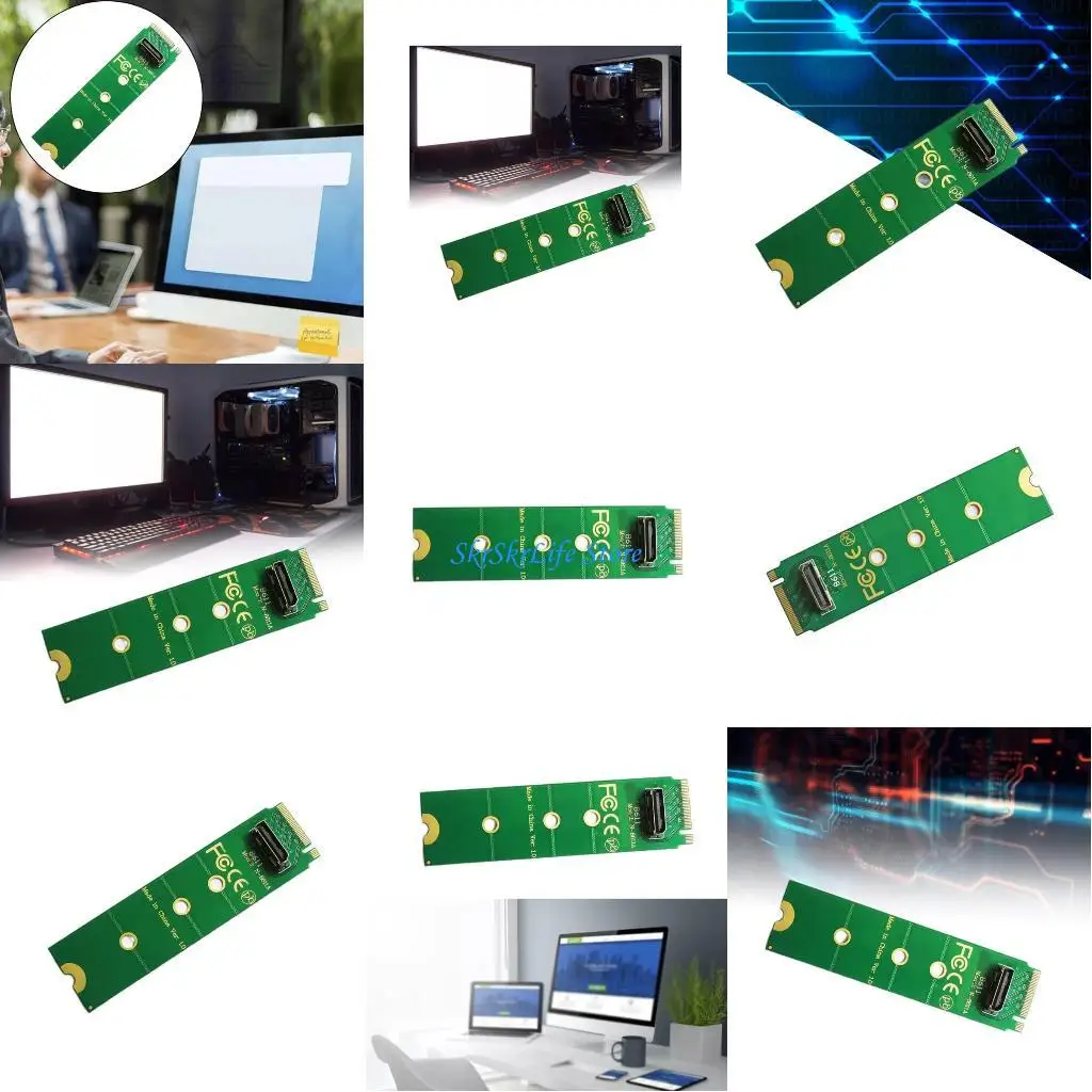 

E65E Nvme M.2 Ngff interfaces To Oculink Sff-8611 Adapter Card Without Cable 8x2.2cm