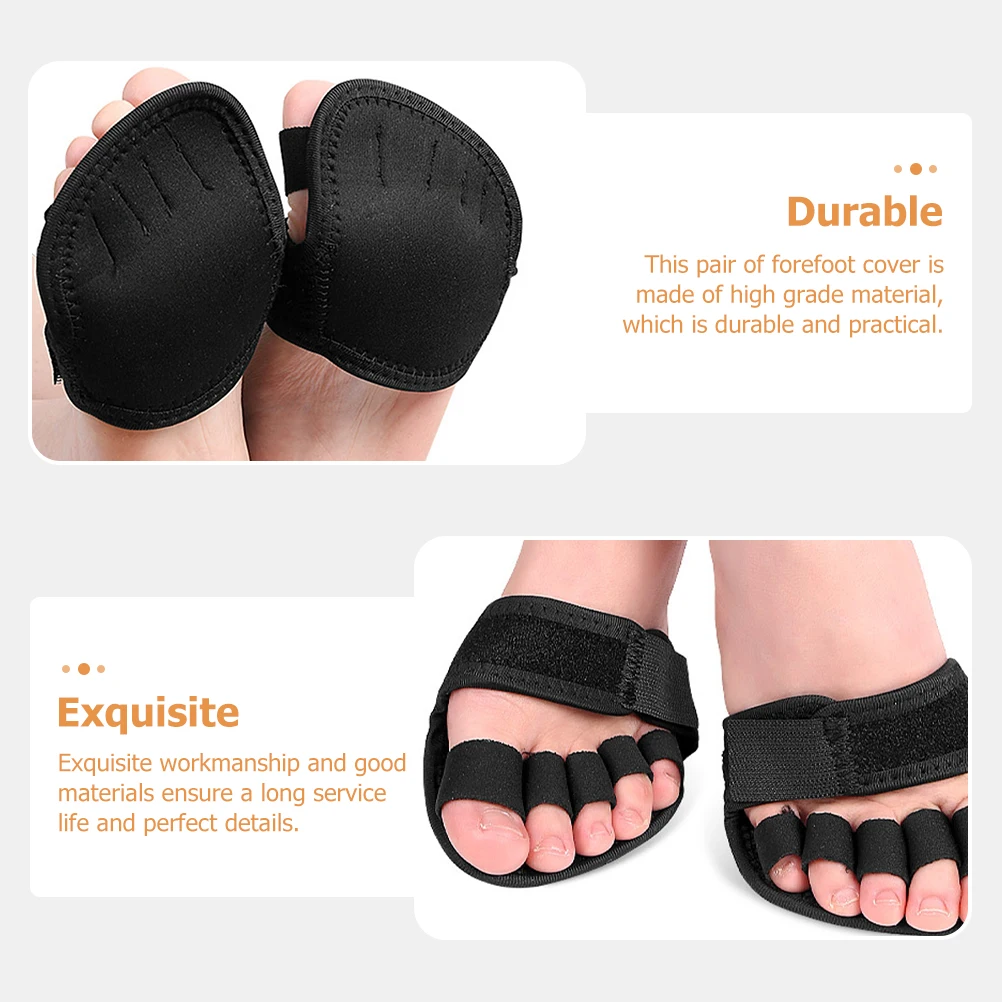 

Breathable Anti-wear Foot Pad Forefoot Pads for Women Soft SBR Nylon High Heels Dancing Supplies Toe Socks Comfortable Fit All