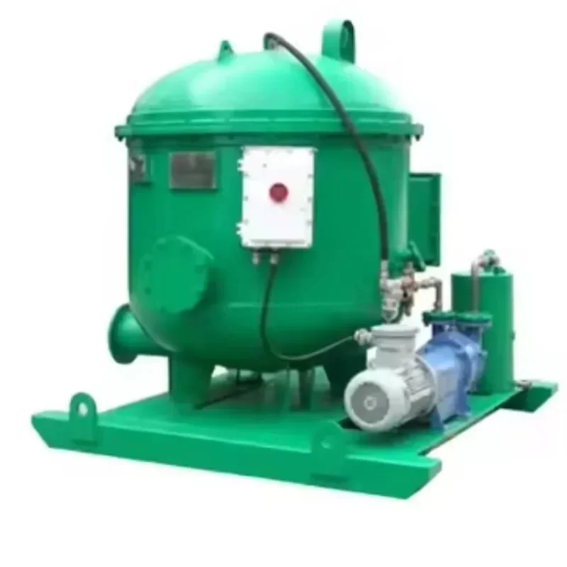API Horizontal Mud Control Chamber Degasser Vacuum Oilfield Degasser Machine for Mud Control