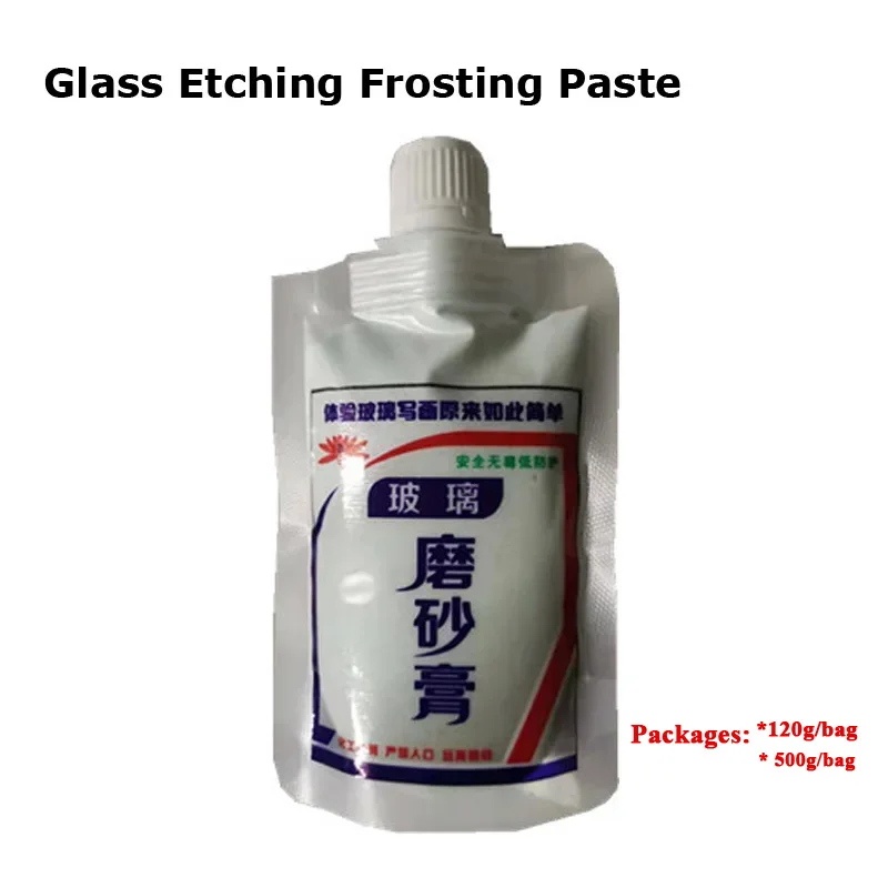 120g Glass Etching Cream for DIY Tools Auto glass etching paste for Self-design/Picture/Number/Logo/Pattern Glass etching