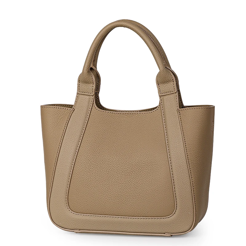 Aidrani New high-capacity women\'s handbag, made of cowhide, versatile for commuting
