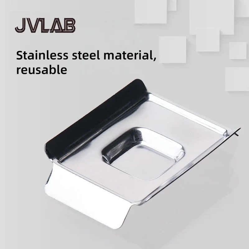 صندوق التضمين من الفولاذ المقاوم للصدأ قالب سفلي 50 قطعة/Pk OCT صندوق التضمين القابل لإعادة الاستخدام إطار التضمين جزء البارافين JVLAB #5