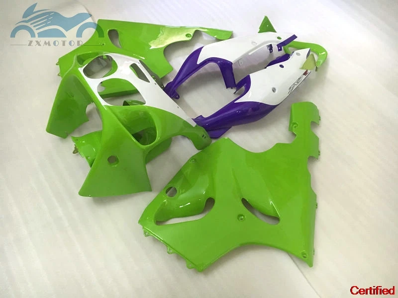 

Customizable fairing kits for Kawasaki Ninja ZX7R 1996 1997-2003 ABS plastic motorcycle fairings kit ZX 7R 97-03 light green