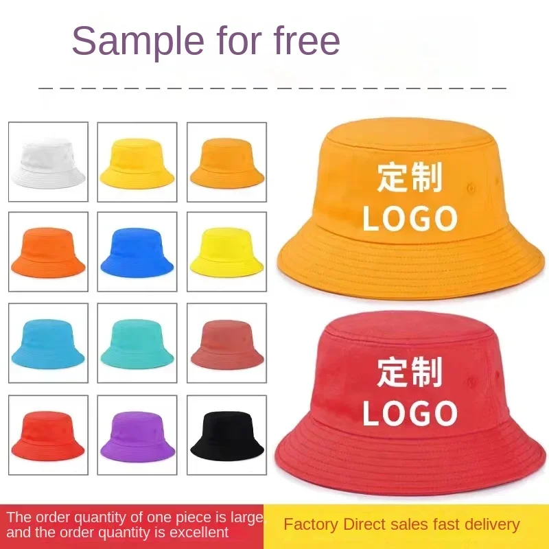 Customized Embroidery Printing Bucket Hat Washed Cowboy Hat Baseball Cap Custom Pattern Logo Personalized Custom Wholesale