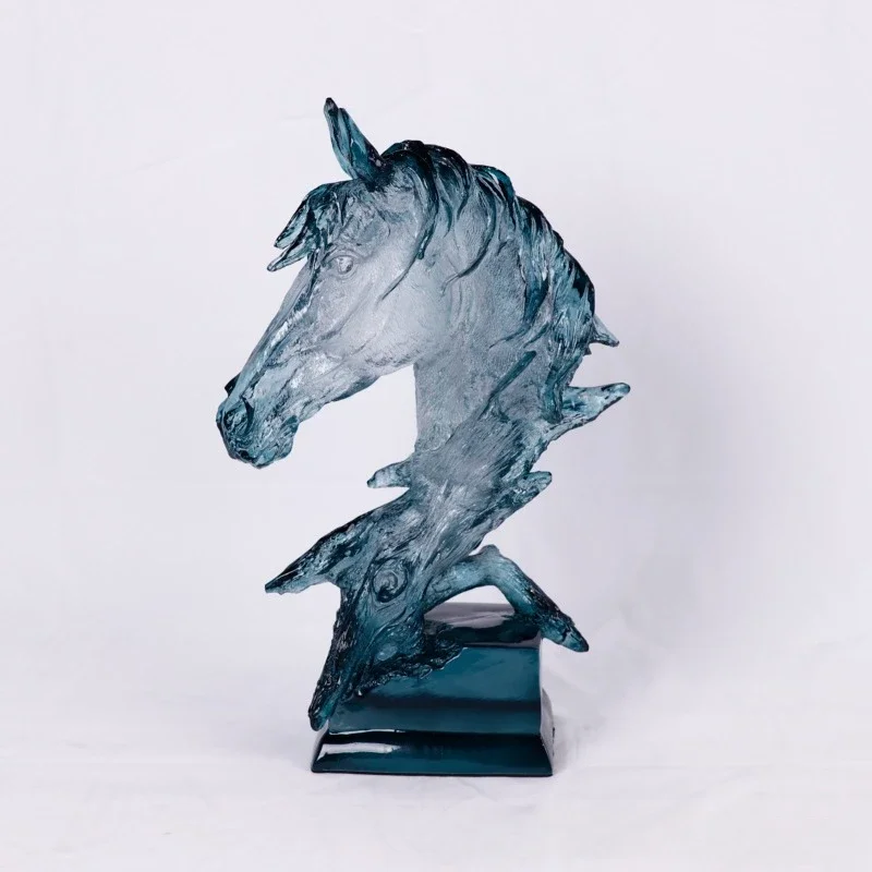 For Aesthetic Horse Figurines Art Luxury Miniature Creative Ornaments Funny Modern Accessories Original Nordic Sculptures Home