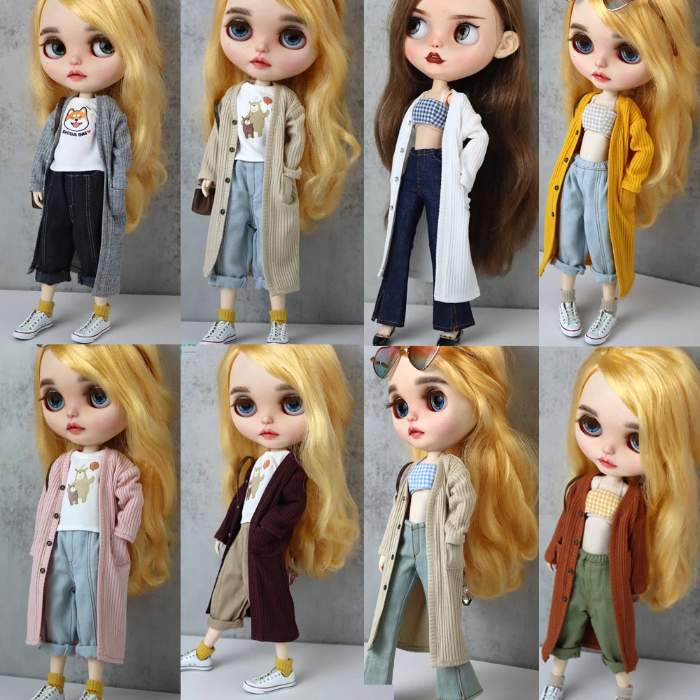 Blyth Azone OB22 OB24 doll accessories, jeans, coats, t-shirts.