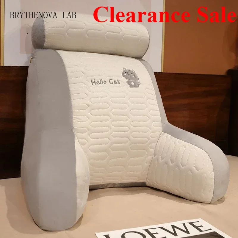 Ice Shreds Pillow Panda Increase in Height Lumbar Support Washable Detachable Cushion Student Dormitories Bed Backrest