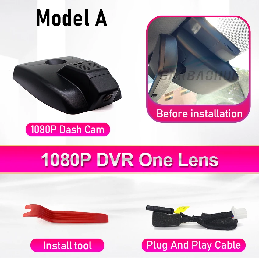 Dash Cam Voor Toyota Corolla Hybrid Touring Sport E210 12e Gen SE (hatchback & Sedan) Altis 2019-2025 Auto DVR 4K Dashcam Camera