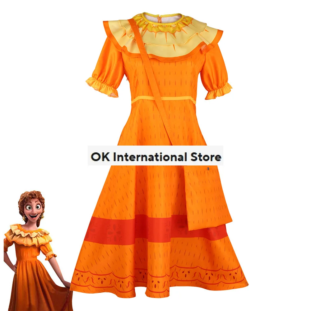 Anime Movies Encanto Mirabel Antonio Isabella Camilo Brulo Princess Felix Pepa Dolores Luisa Cosplay Costume Adult Kids Uniform