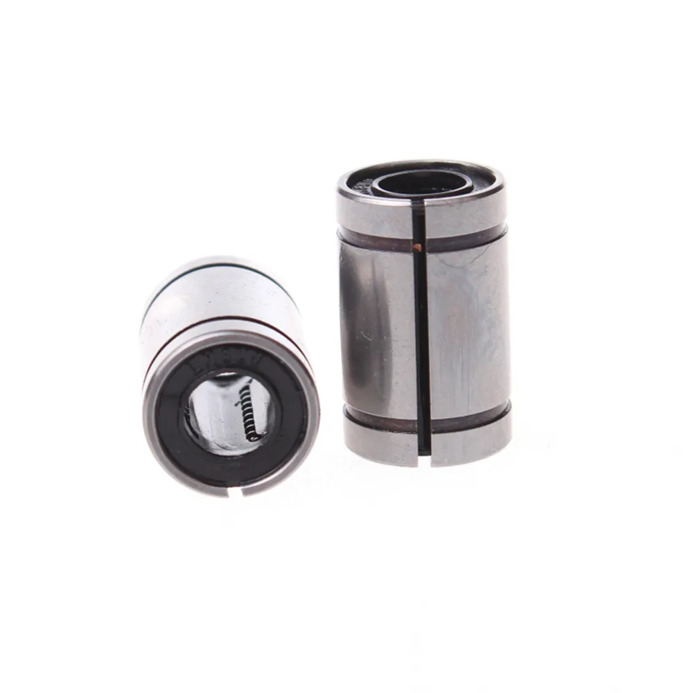 1/2pcs Lm8 8mm Lm8uu Linear Bushing 2pcs Ball Bearing 3D Printer Parts Optical Axis Linear Rail Cnc Router Part