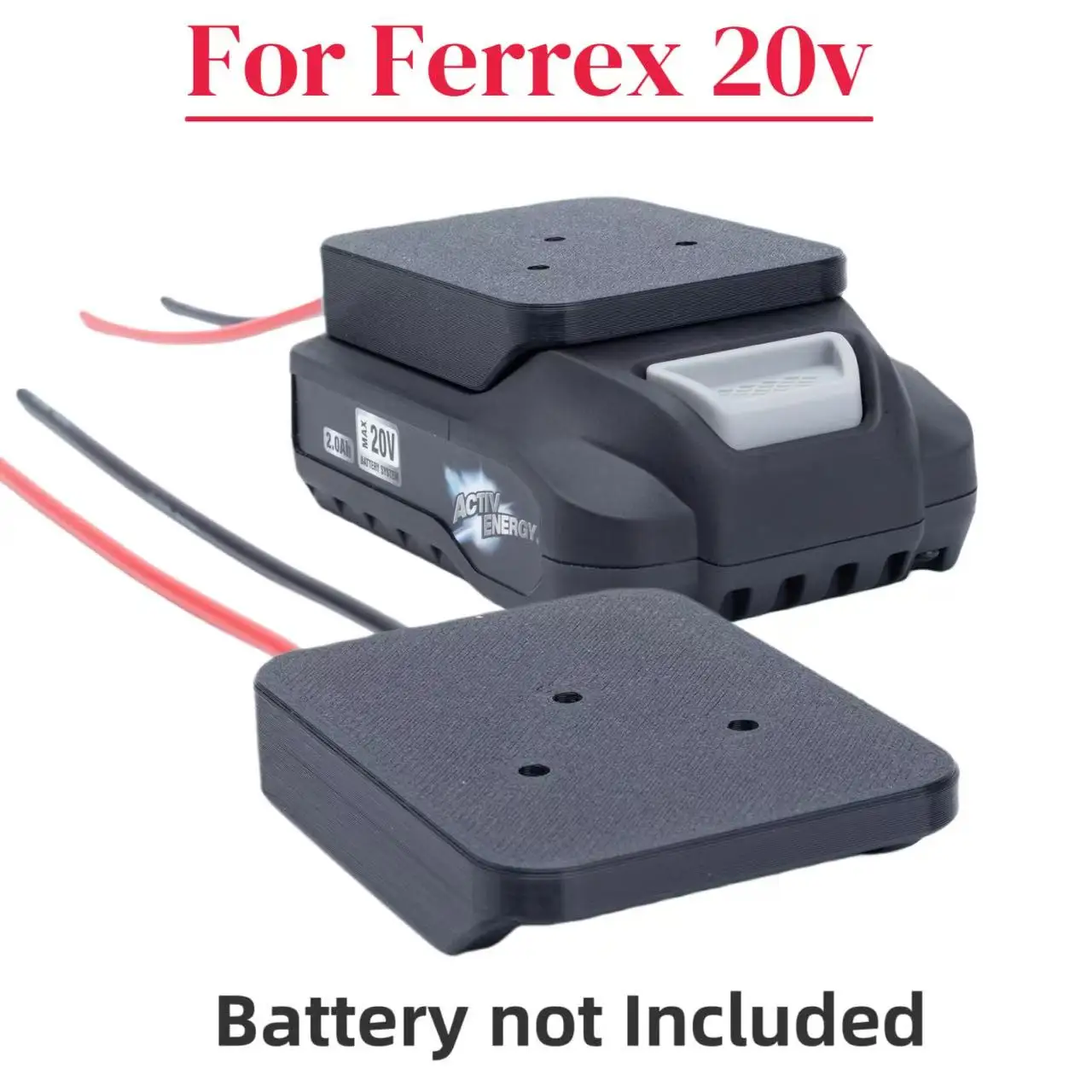 

Converter Battery Adapter For Aldi Ferrex Activ Energy DIY 14AWG For Router DiY For Toy/Bicycle Connector(Only Adapter)
