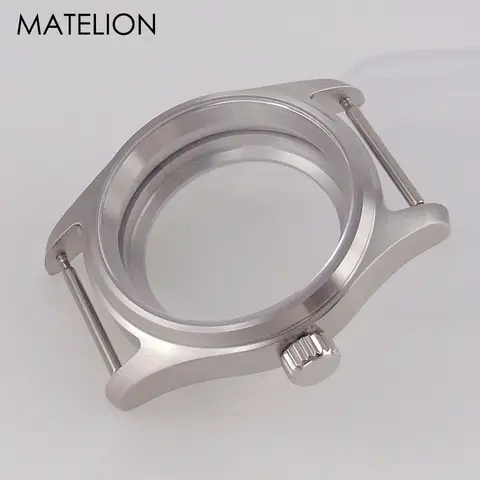 TransparenT pilotklocka, titan 316L stål, för NH34 NH35 NH36 NH38 NH70 PT5000 ETA2824 safir, vattentät, allergivänlig 10 best sales titan nh35 - №7