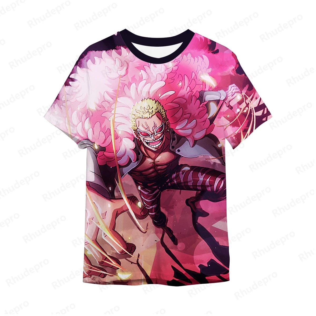 Camiseta Anime masculina Monkey D Luffy, Hip Hop, tendência extragrande para crianças, alta qualidade, Y2k, 5XL, moda, novo, 2024