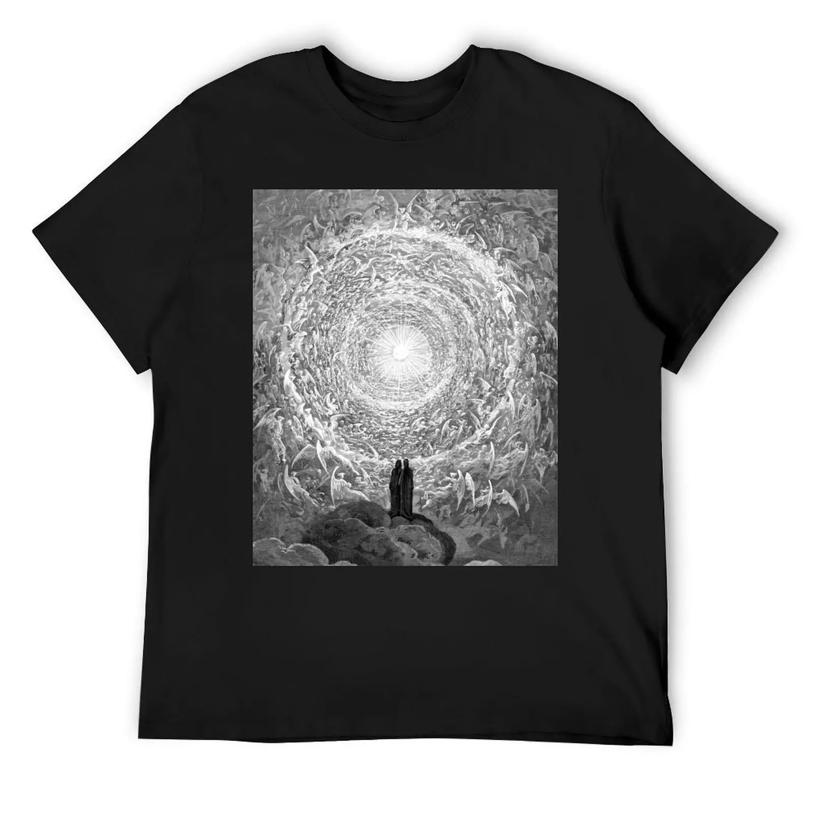 High Res Gustave Doré Empyrean in Dante's Paradiso 1890 T-Shirt graphic shirts custom shirt black t-shirts for men