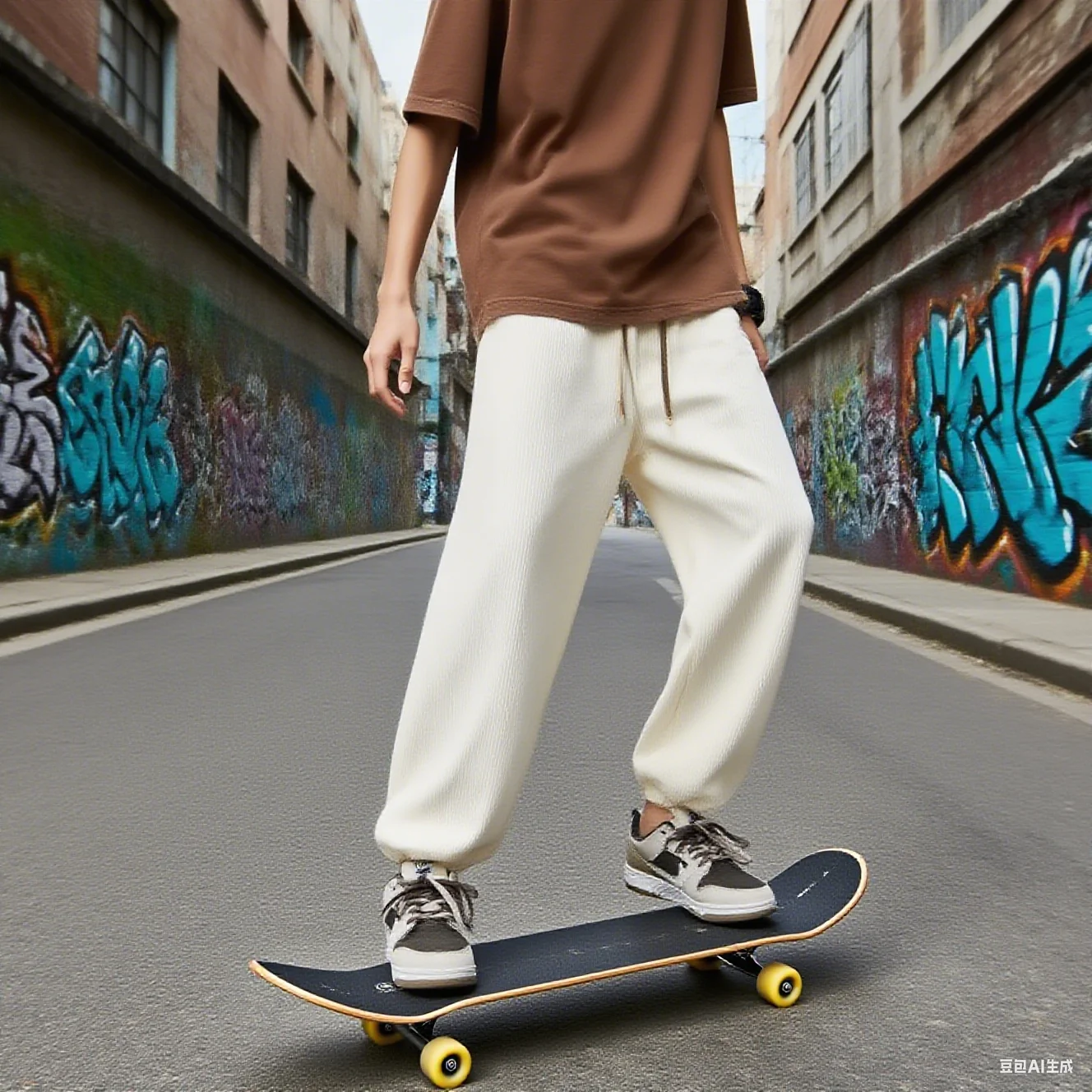 

Summer Men Ice Thin Sweatpants Hombre Drawstring Sport Baggy Straight Trousers white Elastic Streetwear Pantalones jogger pants