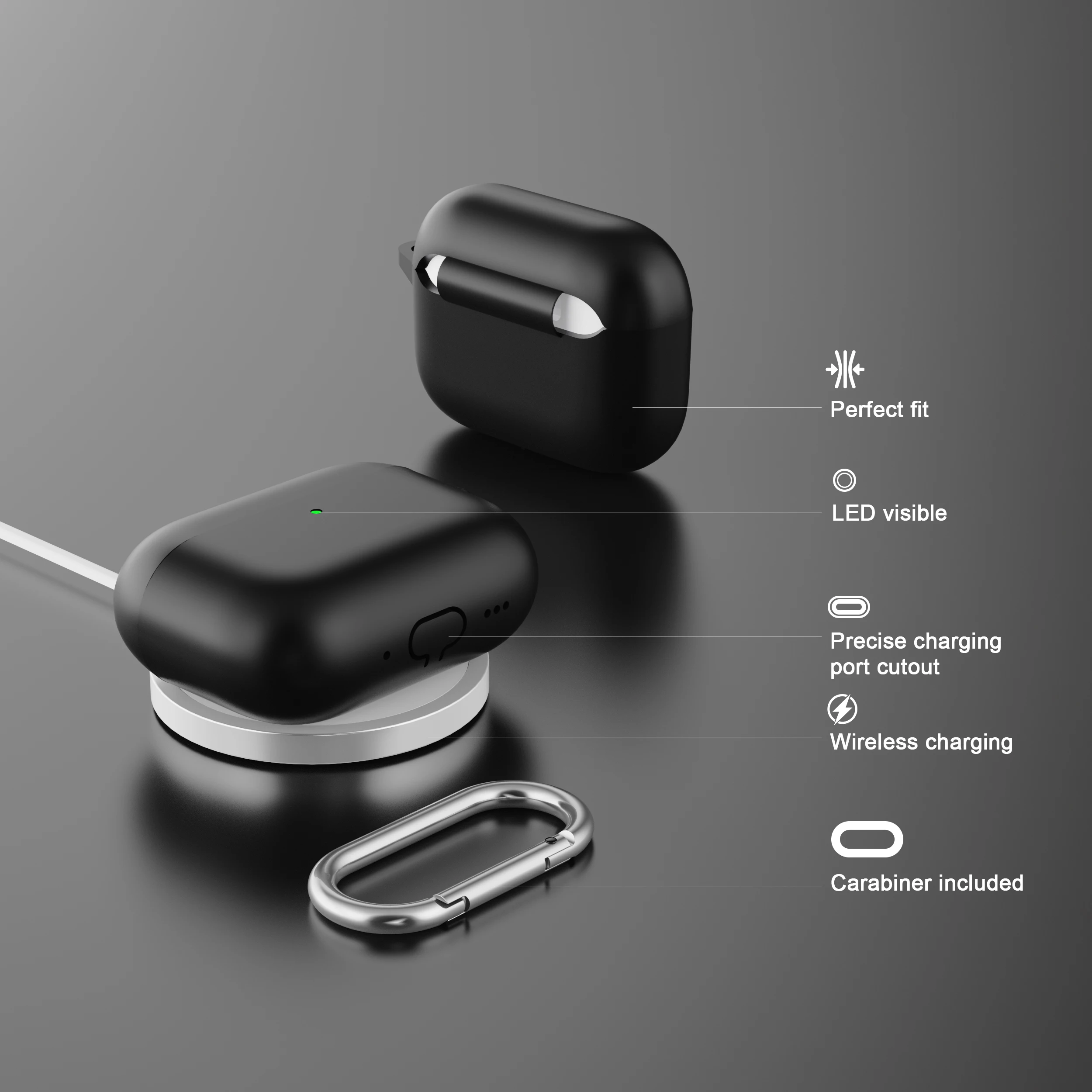 Чехол для AirPods Pro 3, чехол с набором для чистки, мягкий силиконовый защитный чехол для Apple AirPod Pro 3-го поколения 2025 года
