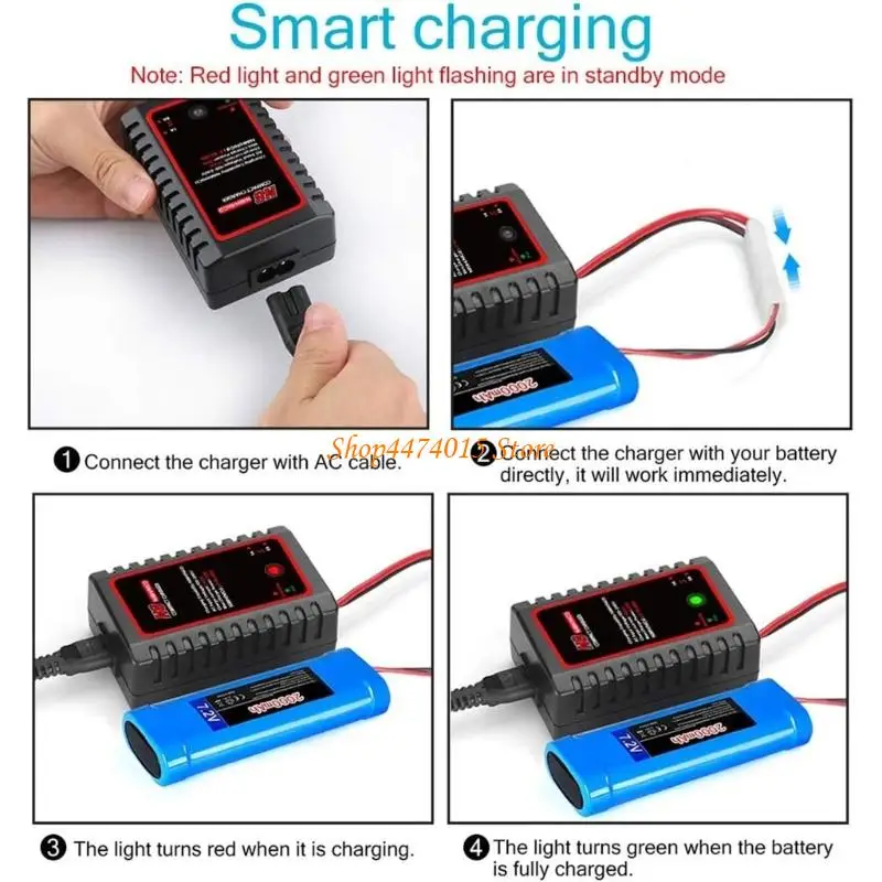 شاحن K1AA NIMH/NICD لبطاريات NIMH NICD في نماذج التحكم عن بعد المختلفة