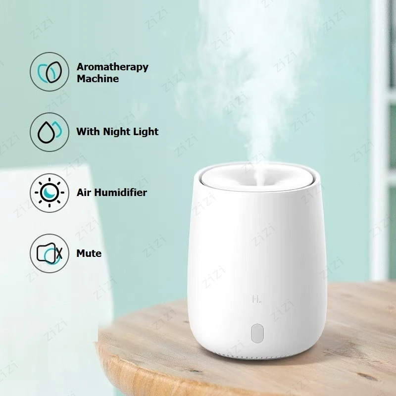 

Минималистичный ультразвуковой увлажнитель воздуха с холодным туманом, аромадиффузор, ночник с эффектом свечи, ароматерапевтический прибор