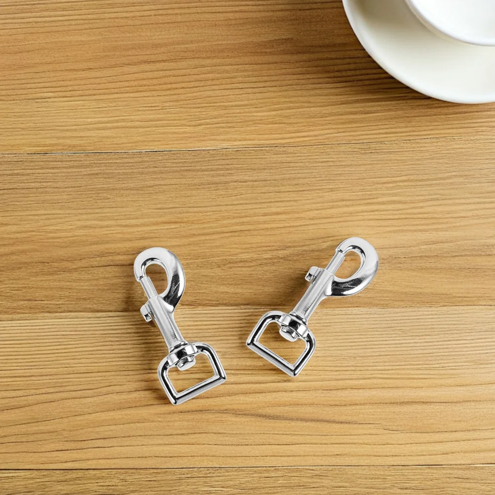 

4Pcs Heavy Duty Zinc Alloy Dog Leash Clips Pet Buckle Snap Hooks Swivel Quick Release Metal Collar Connector Swivel Snap Hooks