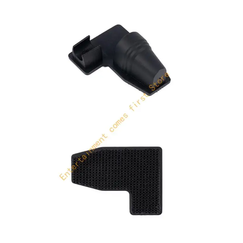 Helmet Accessory Cable End Holder Base with Clip Stop Pair Mount 55KD