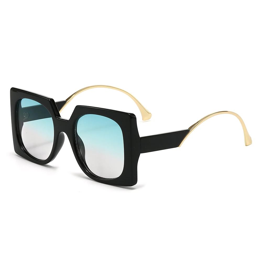 

Oversized square sunglasses for women's fashion luxury brand designer gradient sunglasses for women's outdoor sunshade