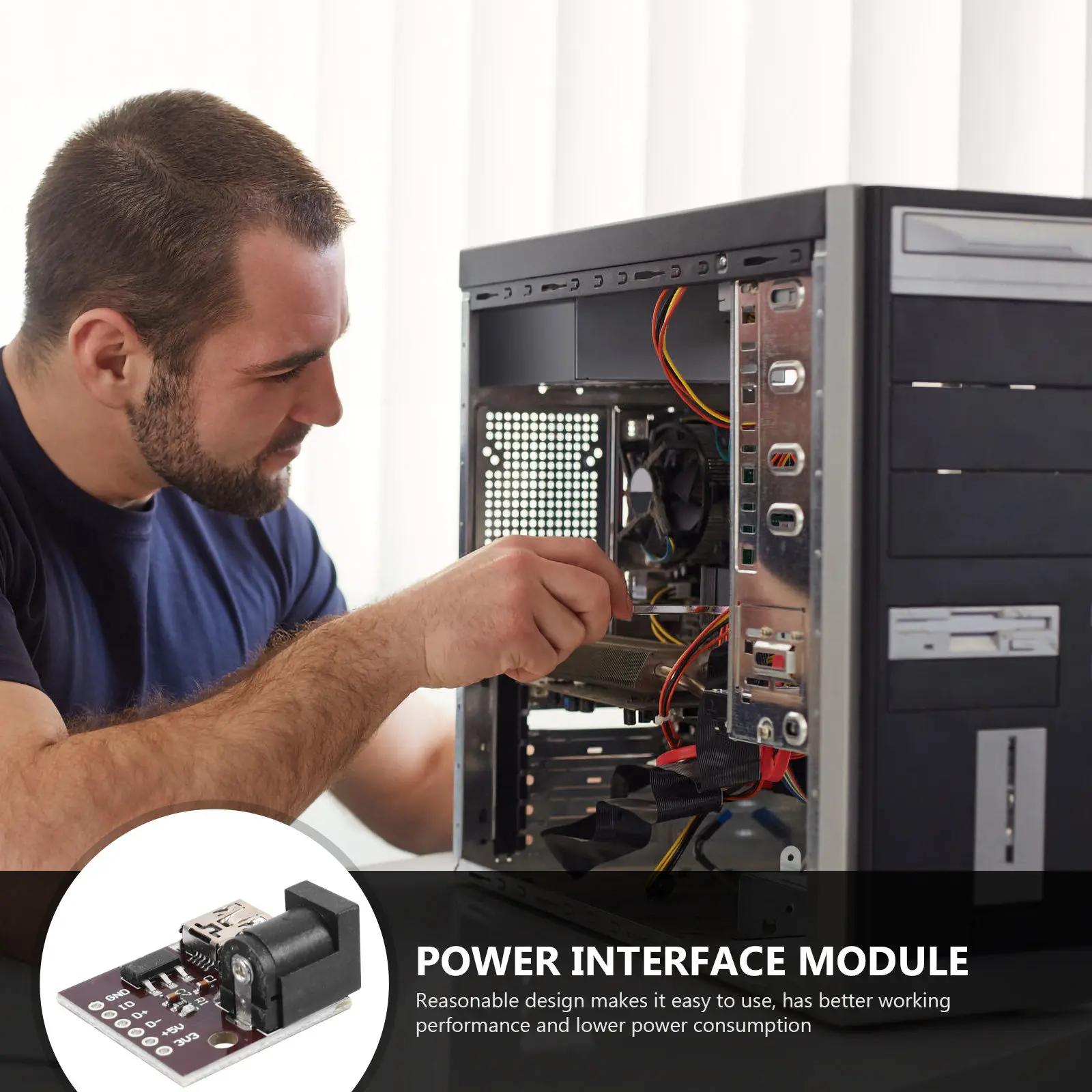 

Мини-USB-модуль для зарядки, 5 шт., профессиональная плата питания, надежная и эффективная замена старых модулей