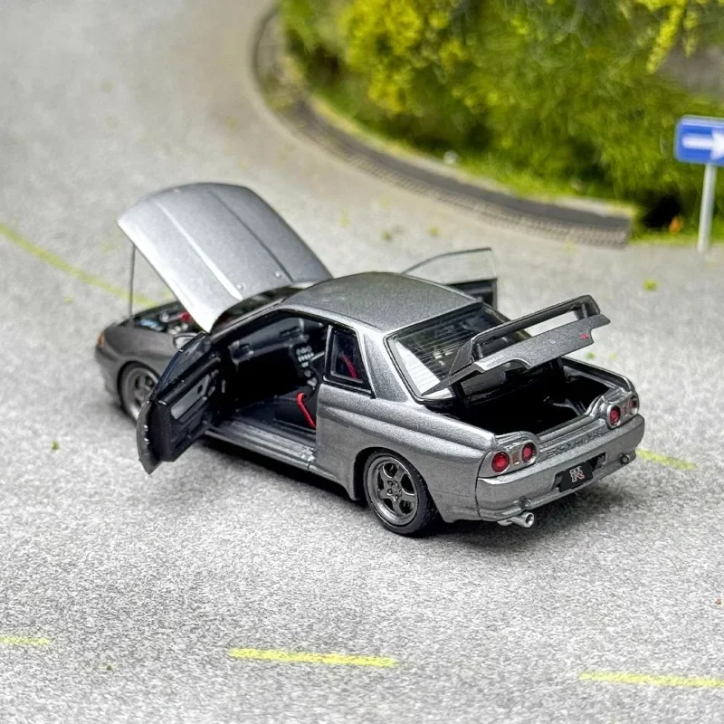 FH 1/64 Nissan GT-R R32 S-Tune Veicolo a motore giocattolo in lega pressofuso in metallo modello regali