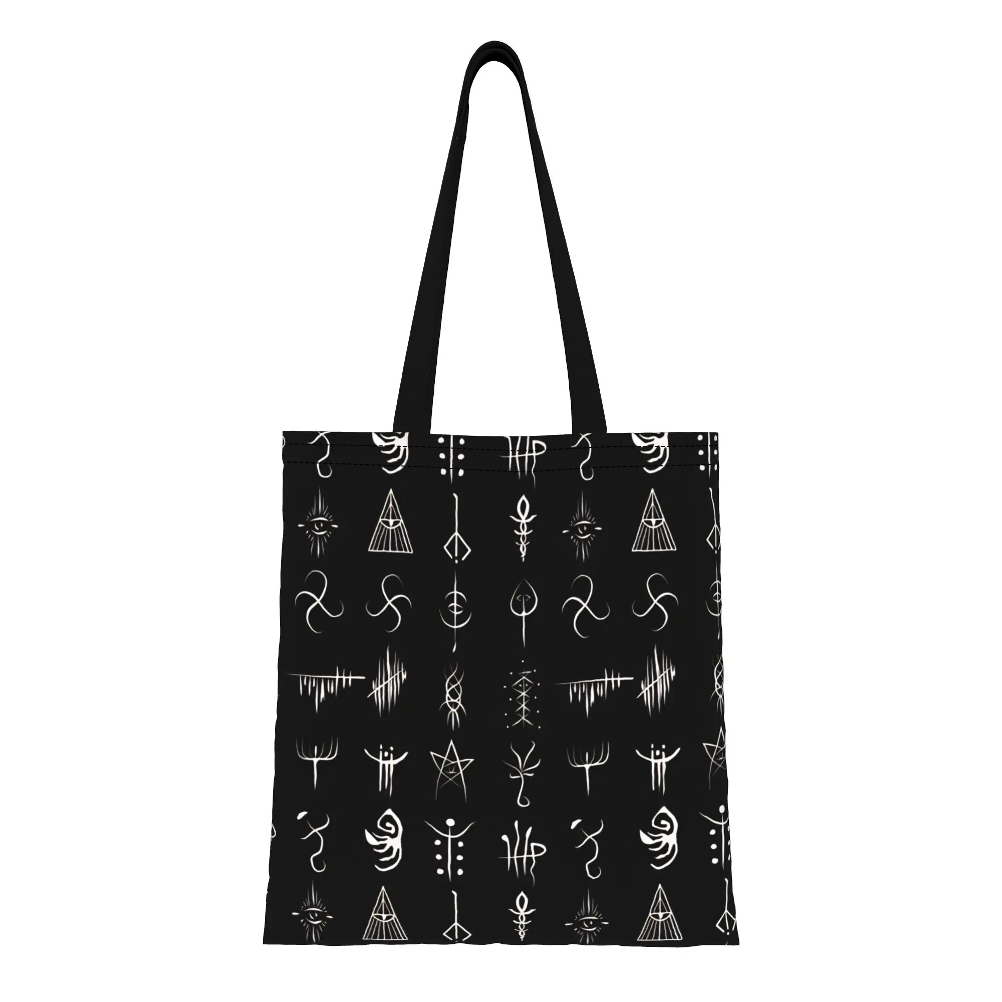 Bloodborne Dark Fantasy Canvas Woman Tote Bag for Shopping Travel Outdoor Heavy Duty Shoulder Handbag