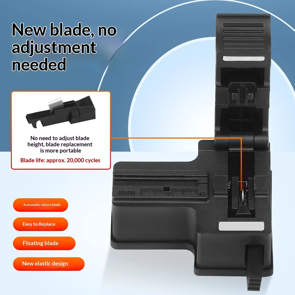 Picture 3: GUXITEK Mini Fiber Cutting Knife Leather Wire Cable Cutting Machine Hot Melt Cold Splicing Fiber Tool Set LDM-1