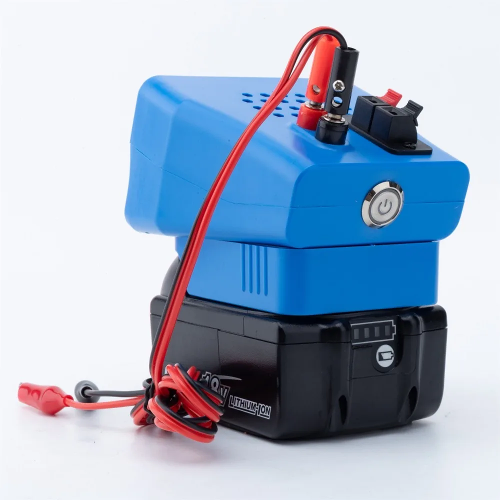 المحمولة باستخدام الحاسب الآلي قابل للتعديل إمدادات الطاقة تيار مستمر باك دفعة الجهد المنظم لماكيتا 18 فولت بطارية ليثيوم أيون لمشاريع DIY الإلكترونية