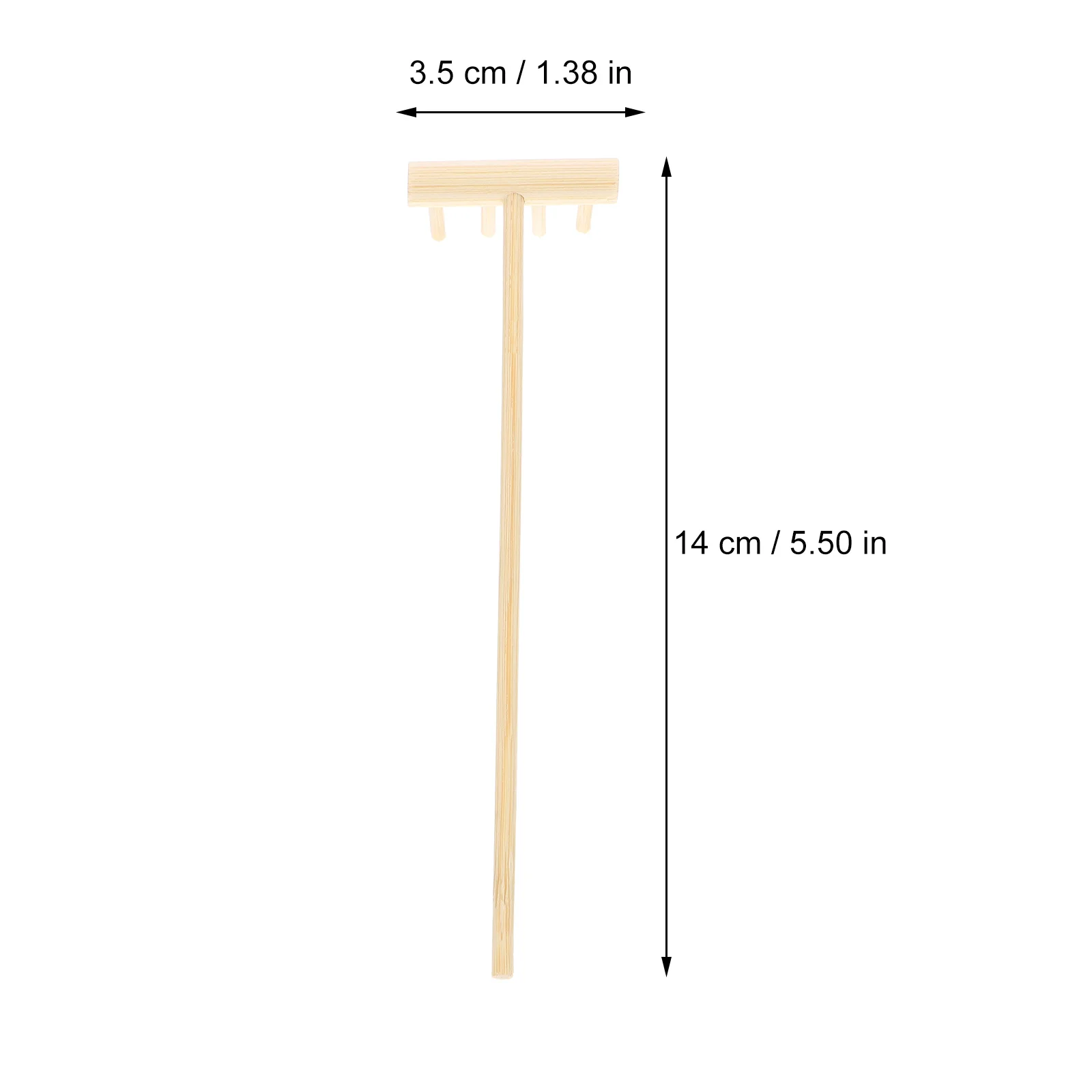 8 pçs mini ancinho caixa de areia acessórios bambu zen jardim para quatro dentes desktop caixas de areia ferramentas bebê