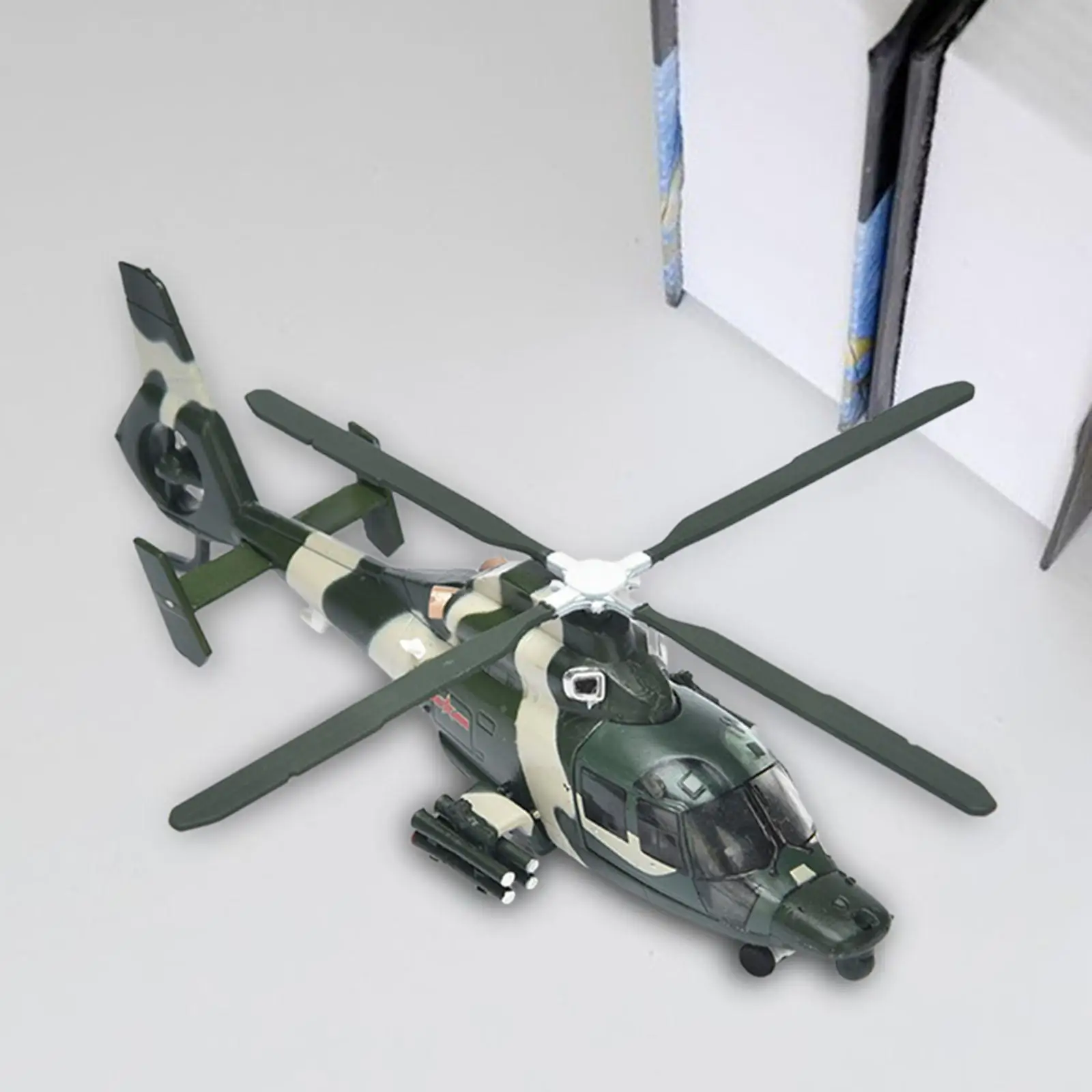 

1:100 Z-9 Transport Fighter Model Desktop Decoration Collection Gift Aircraft Model for Office Bedroom Bookshelf Home TV Cabinet