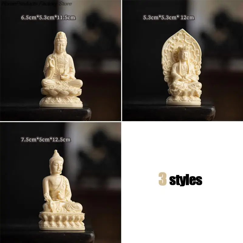 Exquisite Medicine Master Buddha Characters Avalokitesvara Statue Ceramic Art Sculpture Buddha Zen Crafts Home Office Decor