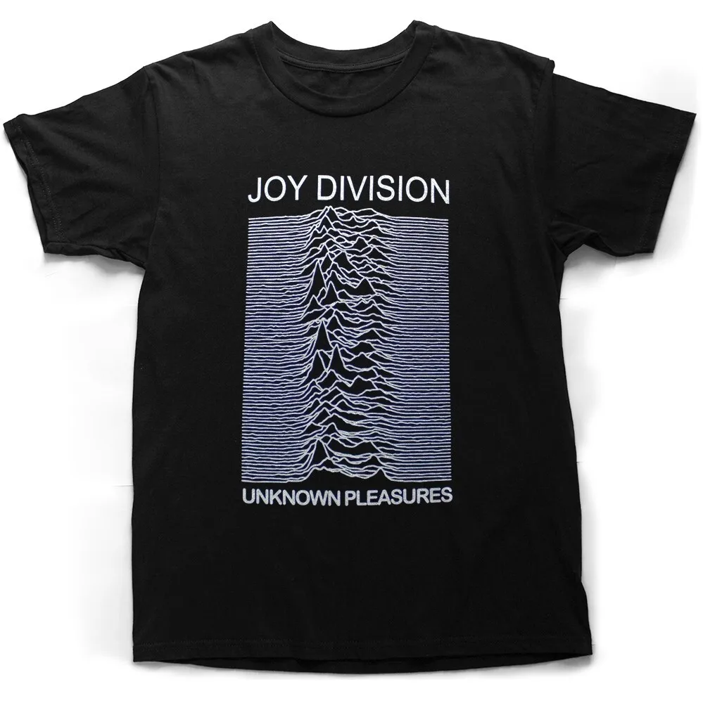 JOY DIVISION UNKNOWN PLEASURES Unisex Black T-shirt Size S-5XL