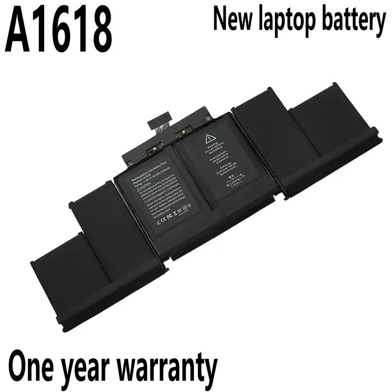 New A1618 Battery for Apple MacBook Pro 15 inch Retina A1398 Mid 2015 EMC 2909 EMC 2910