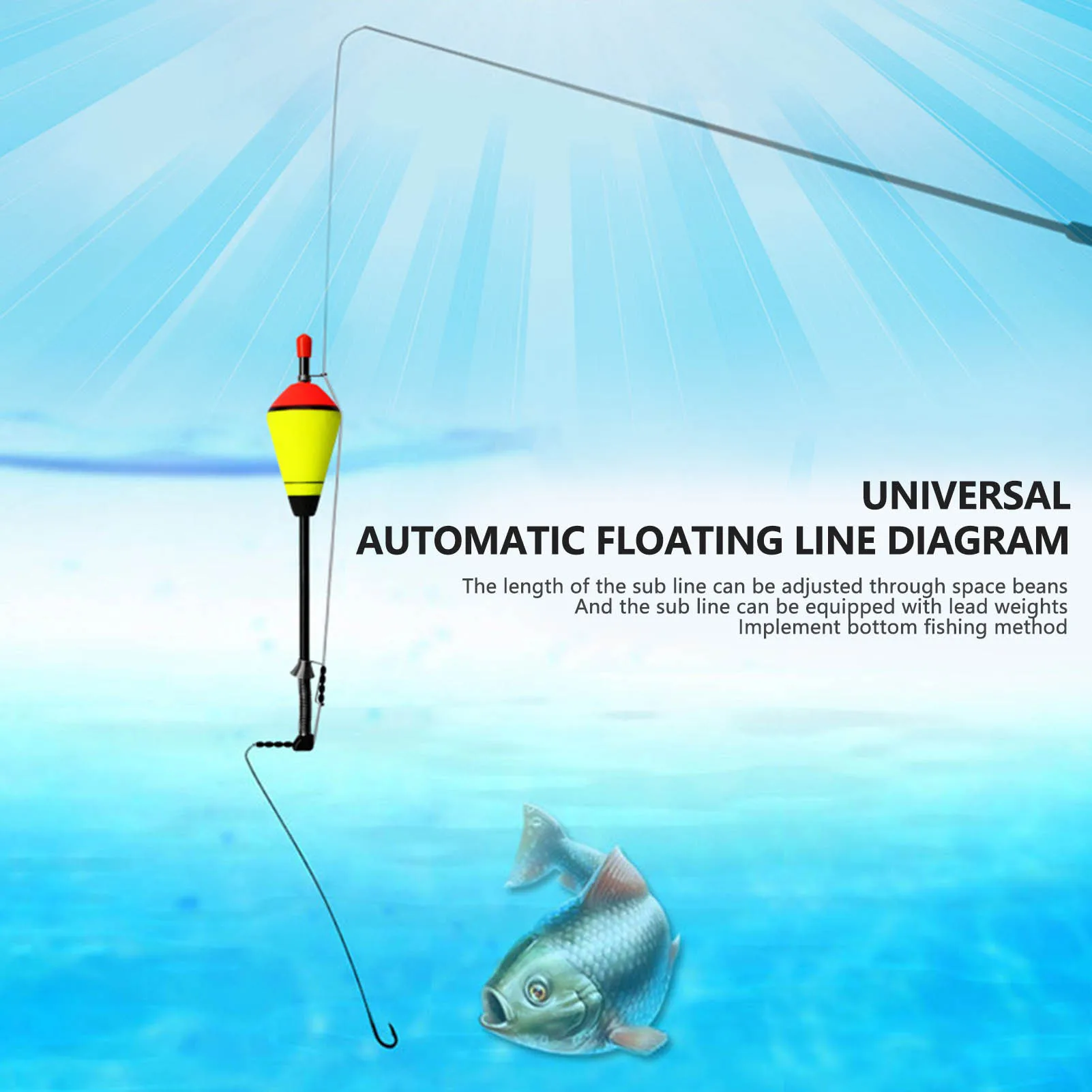 

Automatic Fishing Floats Set with High Elasticity and Good Stability Essential Tool Suitable for Outdoor Activity