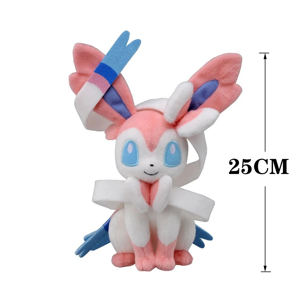 Pokemon Anime Cute Eevee Jolteon Flareon Vaporeon Umbreon Sylveon Leafeon Glaceon High Quality Plush Toys Gift For Children