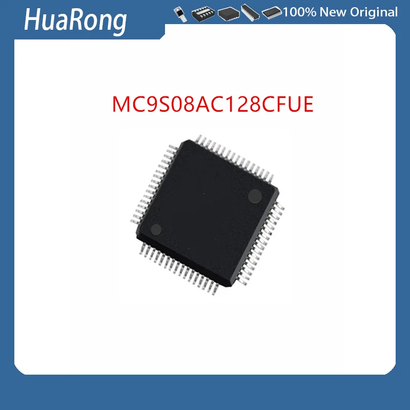 2 pièces/lot nouveau MC9S08ACogeneCFUE MC9S08AC128 9S08AC128 CFUE LQFP-64