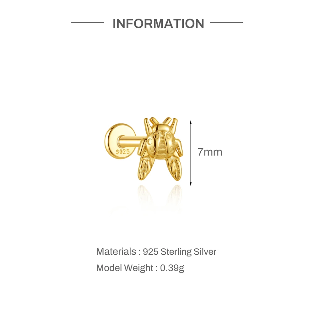 Aide 1piece 925 Sterling Silver Halloween Combination Earrings for Women Spiders Pumpkins Bats Ghost Earring Party Jewelry Gifts