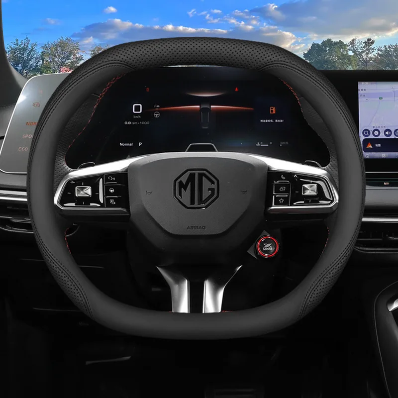 Car Steering Wheel Cover Wrap for MG 5 6 7 HS GS ZS Mulan ONE