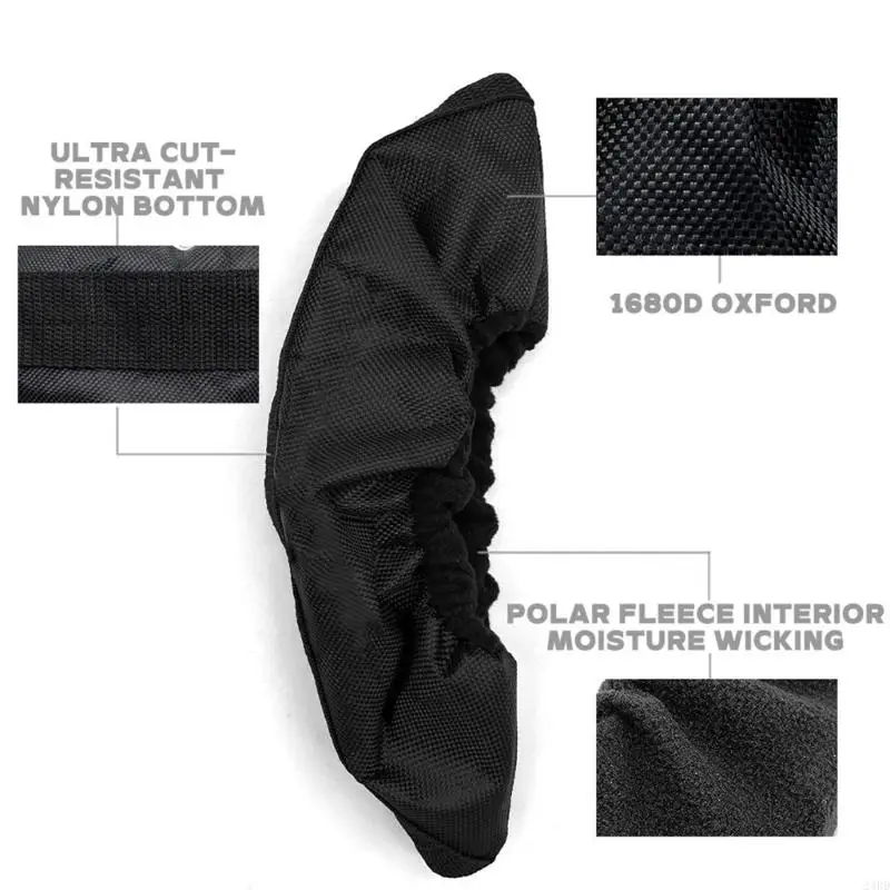 الجليد سكيت بليد الحرس غطاء قماش واقي عالمي لهوكي الشكل الزلاجات قابل للتعديل الأشرطة الآمنة 24BD