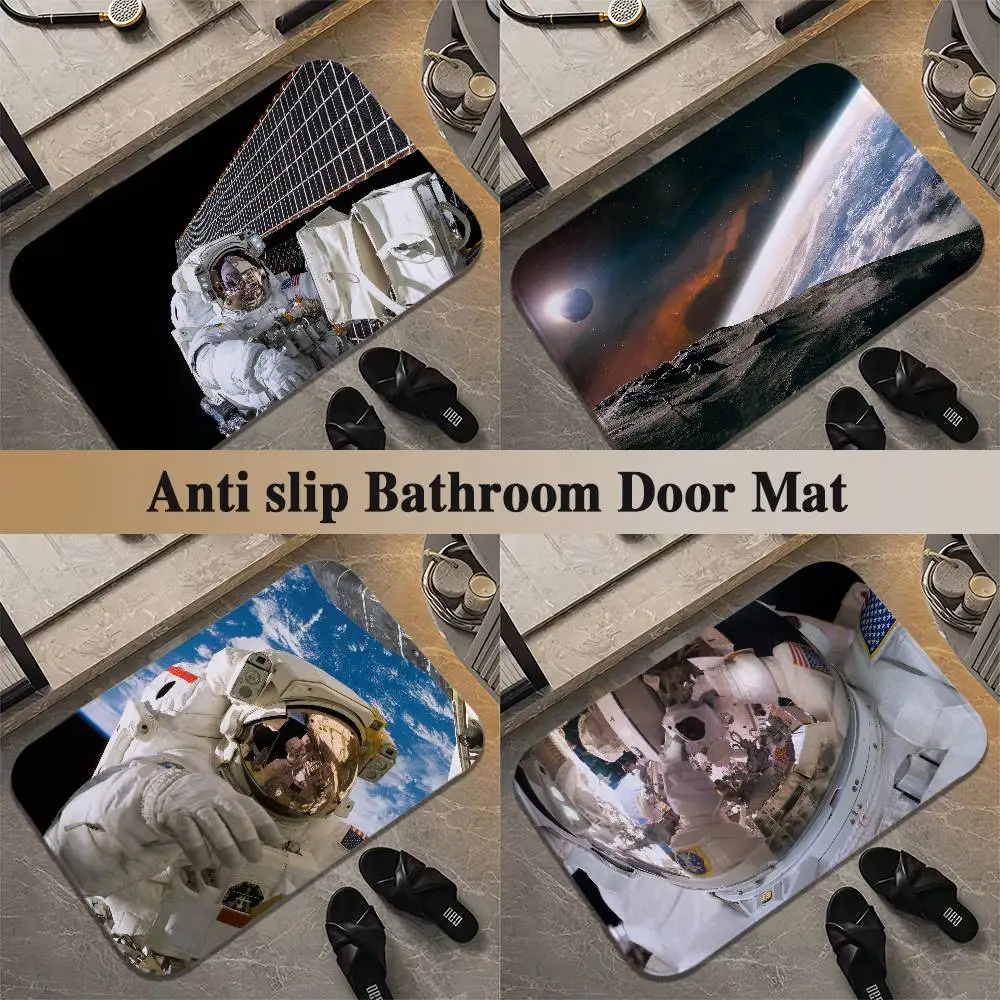 

Astronaut Space Floor Mat Printed Large Carpets Living Room And Bedroom Carpets Bathroom Anti Slip Door MATS Small Carpets