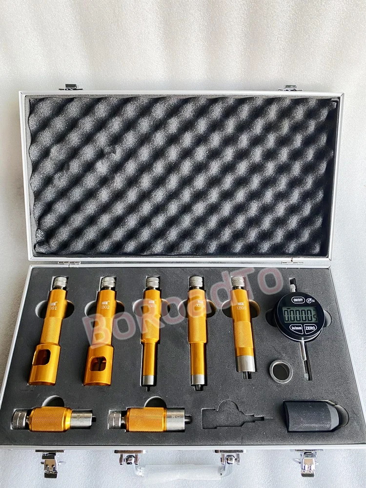 XBJ04 CR Diesel Injector Valve Assembly AHE Stoke Travel Stage 3 Measuring Base Common Rail Test Bench Tool