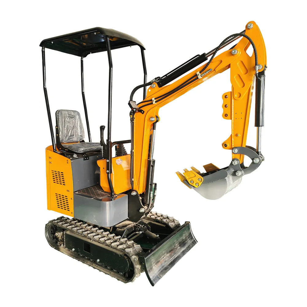 Mini Crawler Excavator 0.8-2 Ton Tracked Diesel Small Digger Compliant Ce Epa Euro 5 For Garden & Small Construction