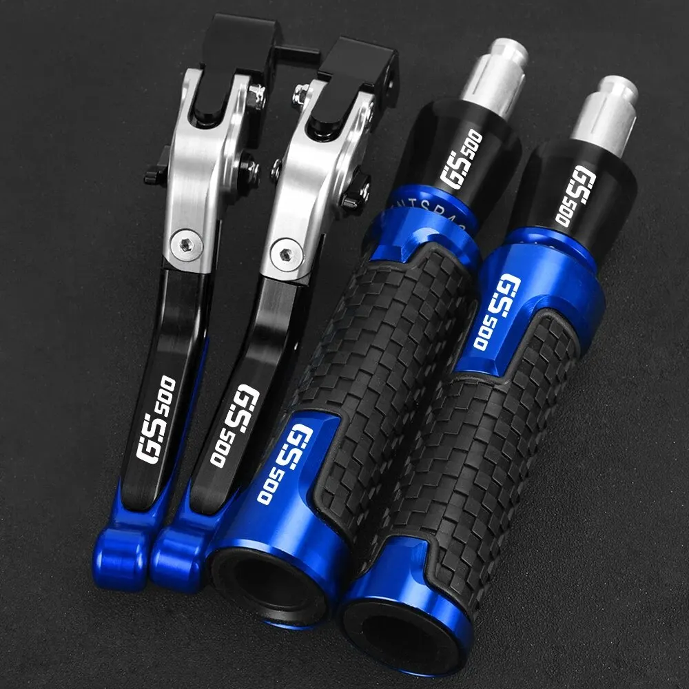 For Suzuki GS500 GS 500 1989-2008 2007 2006 2005 2004 2003 Adjustable Brake Clutch Lever Extendable Handlebar Handle Bar Grips